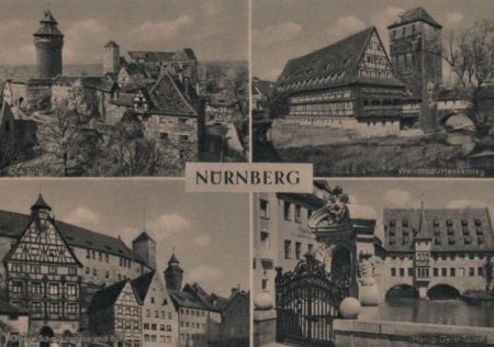Nürnberg - u.a. Heilig-Geist-Spital - ca. 1960 Nürnberg - u.a. Heilig-Geist-Spital - ca. 1960