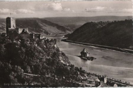 Kaub, Burg Gutenfels - und die Pfalz Kaub, Burg Gutenfels - und die Pfalz