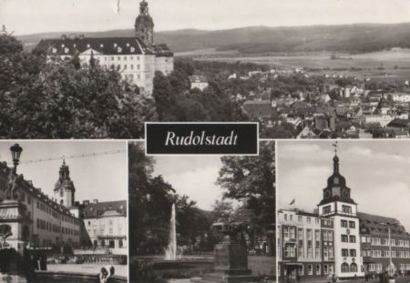 Rudolstadt - u.a. Marktplatz - 1986 Rudolstadt - u.a. Marktplatz - 1986