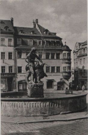 Gera - Simonsbrunnen - 1954 Gera - Simonsbrunnen - 1954