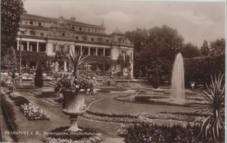 Frankfurt Main - Palmengarten, Gesellschaftshaus - ca. 1935 Frankfurt Main - Palmengarten, Gesellschaftshaus - ca. 1935
