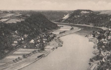 Königstein - Stadt Wehlen - Sächs. Schweiz - ca. 1955 Königstein - Stadt Wehlen - Sächs. Schweiz - ca. 1955