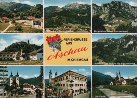Aschau - u.a. Ortsbild - ca. 1980 Aschau - u.a. Ortsbild - ca. 1980