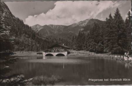 Garmisch-Partenkirchen - Pflegersee - ca. 1960 Garmisch-Partenkirchen - Pflegersee - ca. 1960