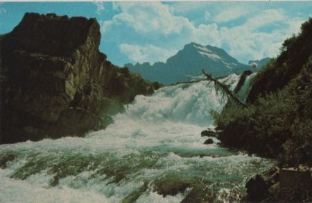 USA - Glacier Park - Swift Current Falls - 1972 USA - Glacier Park - Swift Current Falls - 1972