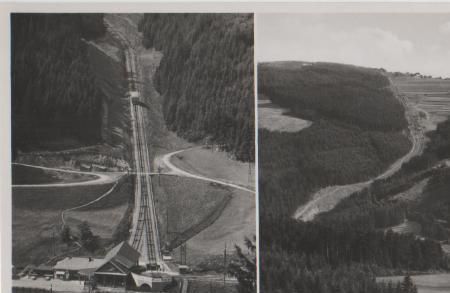 Oberweißbach - Bergbahn Oberweissbach - ca. 1955 Oberweißbach - Bergbahn Oberweissbach - ca. 1955