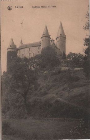 Belgien - Celles - Chateau feodal de Veve - ca. 1925 Belgien - Celles - Chateau feodal de Veve - ca. 1925