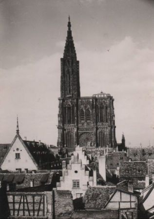 Straßburg - Blick auf Münster - ca. 1940 Straßburg - Blick auf Münster - ca. 1940