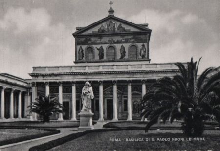 Italien - Rom - Roma - Basilica di S. Paolo Fuorni le Mura - ca. 1960 Italien - Rom - Roma - Basilica di S. Paolo Fuorni le Mura - ca. 1960