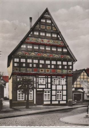 Bad Salzuflen - altes Renaissance-Haus - 1962 Bad Salzuflen - altes Renaissance-Haus - 1962