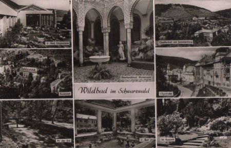 Bad Wildbad - u.a. Kuranstalt - 1962 Bad Wildbad - u.a. Kuranstalt - 1962