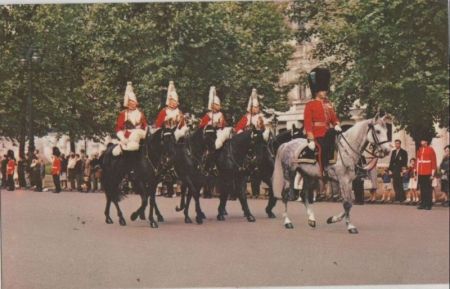 Großbritannien - London - Mounted Gards in the Mall - 1966 Großbritannien - London - Mounted Gards in the Mall - 1966