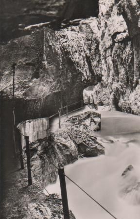 Partnachklamm bei Garmisch-Partenkirchen - 1956 Partnachklamm bei Garmisch-Partenkirchen - 1956