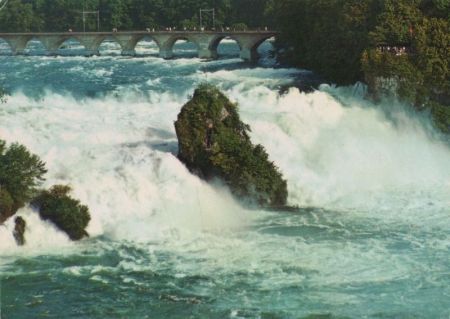 Schweiz - Rheinfall (Wasserfall) - 1970 Schweiz - Rheinfall (Wasserfall) - 1970