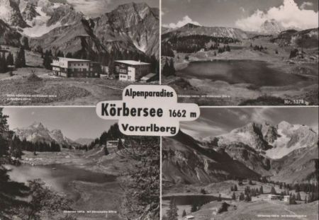 Österreich - Körbersee - u.a. mit Künzelspitze - ca. 1960 Österreich - Körbersee - u.a. mit Künzelspitze - ca. 1960