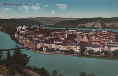 Wasserburg am Inn - koloriert Wasserburg am Inn - koloriert