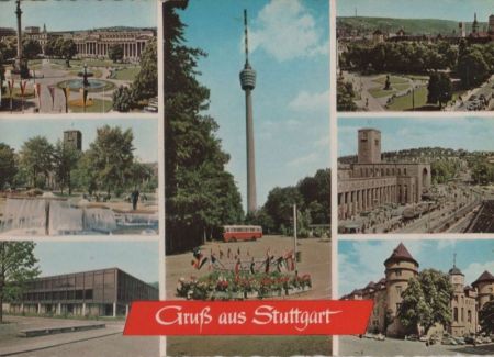 Stuttgart - mit 7 Bildern - ca. 1975 Stuttgart - mit 7 Bildern - ca. 1975