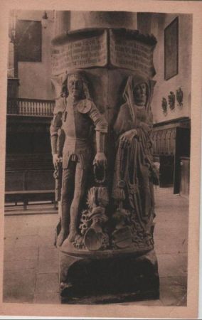 Rothenburg - Franziskanerkirche, Grabdenkmal von Beulndorf - ca. 1935 Rothenburg - Franziskanerkirche, Grabdenkmal von Beulndorf - ca. 1935