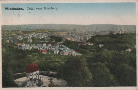 Wiesbaden - Total vom Neroberg - 1930 Wiesbaden - Total vom Neroberg - 1930