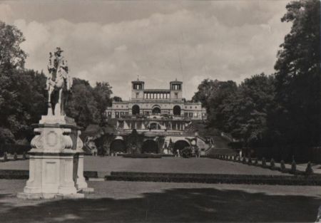 Potsdam, Sanssouci - Orangerie vom Park - 1960 Potsdam, Sanssouci - Orangerie vom Park - 1960