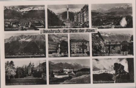 Österreich - Innsbruck - u.a. gegen Norden - ca. 1955 Österreich - Innsbruck - u.a. gegen Norden - ca. 1955