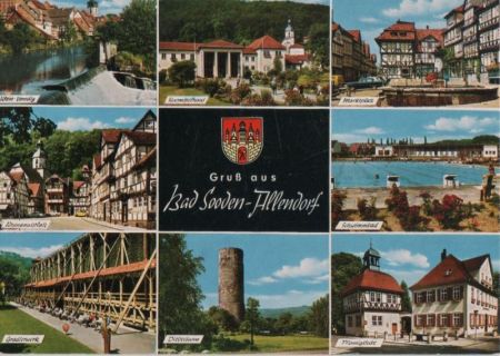 Bad Sooden-Allendorf - u.a. Schwimmbad - ca. 1975 Bad Sooden-Allendorf - u.a. Schwimmbad - ca. 1975