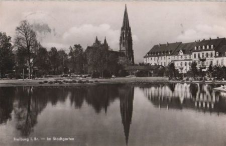 Freiburg - Im Stadtgarten - 1958 Freiburg - Im Stadtgarten - 1958