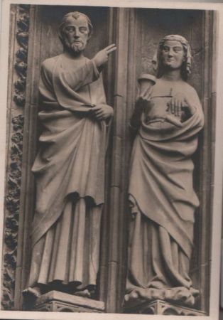 Straßburg - Münster, Südportal - 1944 Straßburg - Münster, Südportal - 1944