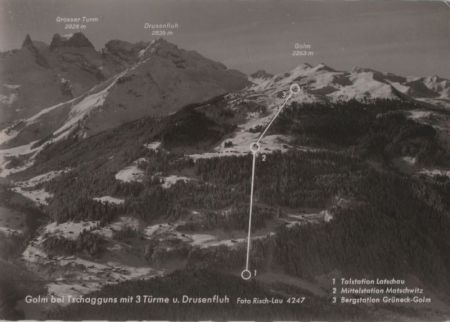 Österreich - Tschagguns - Golm - ca. 1965 Österreich - Tschagguns - Golm - ca. 1965