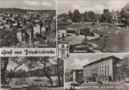 Friedrichroda - u.a. Gondelteich - ca. 1975 Friedrichroda - u.a. Gondelteich - ca. 1975