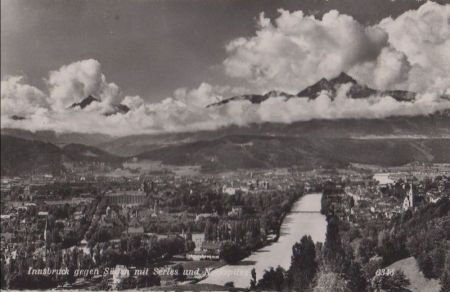 Österreich - Innsbruck - gegen Süden - 1952 Österreich - Innsbruck - gegen Süden - 1952