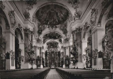 Ottobeuren - Basilika - ca. 1955 Ottobeuren - Basilika - ca. 1955