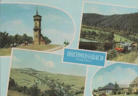 Oberweißbach - Oberweissbach, Rennweg - 1962 Oberweißbach - Oberweissbach, Rennweg - 1962