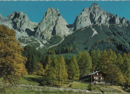 Österreich - Pfarrwerfen - Alpengasthof Mordegg - ca. 1975 Österreich - Pfarrwerfen - Alpengasthof Mordegg - ca. 1975