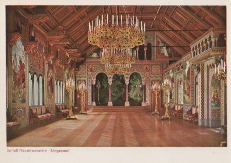 Schwangau Neuschwanstein - Sängersaal - ca. 1975 Schwangau Neuschwanstein - Sängersaal - ca. 1975