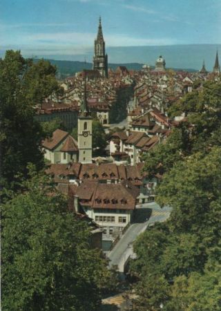 Schweiz - Bern - Altstadt und Münster - ca. 1980 Schweiz - Bern - Altstadt und Münster - ca. 1980