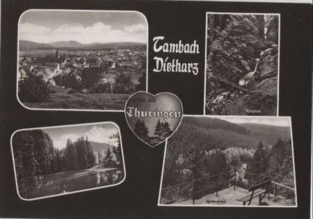 Tambach-Dietharz - 5 Teilbilder - 1966 Tambach-Dietharz - 5 Teilbilder - 1966