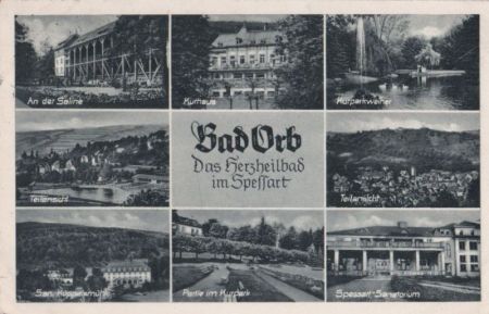 Bad Orb - u.a. An der Saline - 1956 Bad Orb - u.a. An der Saline - 1956