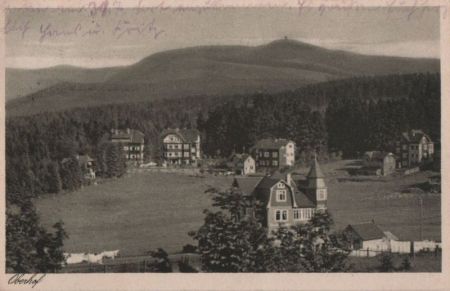 Oberhof - Blick nach dem Schneekopf - 1929 Oberhof - Blick nach dem Schneekopf - 1929