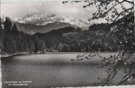 Österreich - Hechtsee - ,it Kaisergebirge - ca. 1960 Österreich - Hechtsee - ,it Kaisergebirge - ca. 1960