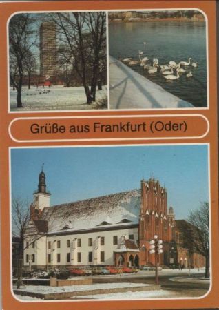 Frankfurt Oder - u.a. Hochhaus am Platz der Republik - 1985 Frankfurt Oder - u.a. Hochhaus am Platz der Republik - 1985