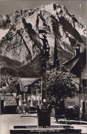 Garmisch-Partenkirchen - Floriansplatz - 1960 Garmisch-Partenkirchen - Floriansplatz - 1960