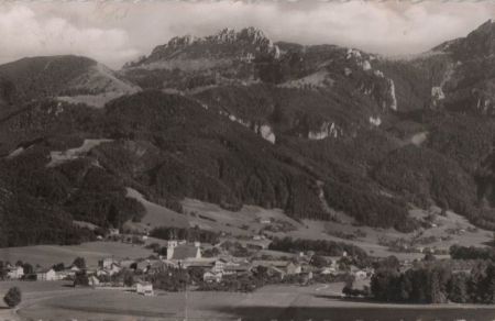 Aschau - mit Kampenwand - 1956 Aschau - mit Kampenwand - 1956