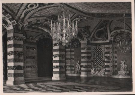 Potsdam - Neues Palais, Muschelsaal - ca. 1950 Potsdam - Neues Palais, Muschelsaal - ca. 1950