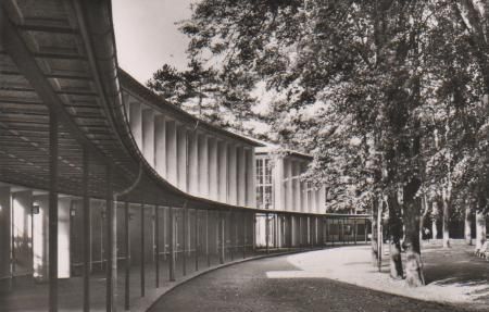 Bad Mergentheim - Wandelhalle Kurpark - 1955 Bad Mergentheim - Wandelhalle Kurpark - 1955