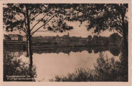 Dippoldiswalde - Blick von der Vorsperre - ca. 1955 Dippoldiswalde - Blick von der Vorsperre - ca. 1955