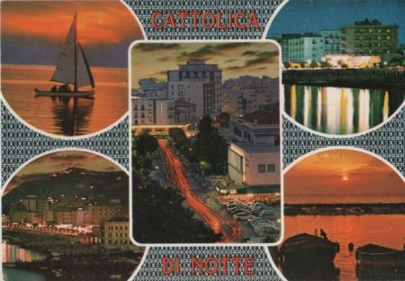 Italien - Cattolica - en notte - 1986 Italien - Cattolica - en notte - 1986