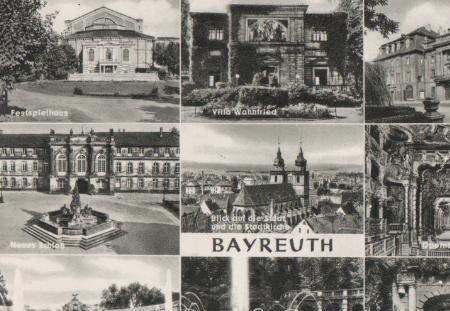 Bayreuth u.a. Opernhaus - 1962 Bayreuth u.a. Opernhaus - 1962