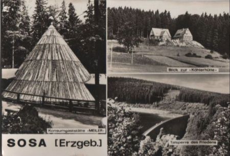 Sosa - u.a. Blick zur Köhlerhütte - 1974 Sosa - u.a. Blick zur Köhlerhütte - 1974
