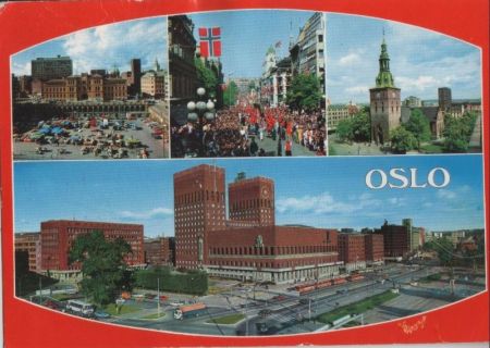 Norwegen - Oslo - mit 4 Bildern - ca. 1980 Norwegen - Oslo - mit 4 Bildern - ca. 1980